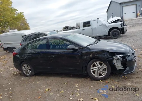 2019 Hyundai Elantra Sel from USA, damaged, VIN 5NPD84LF0KH453123